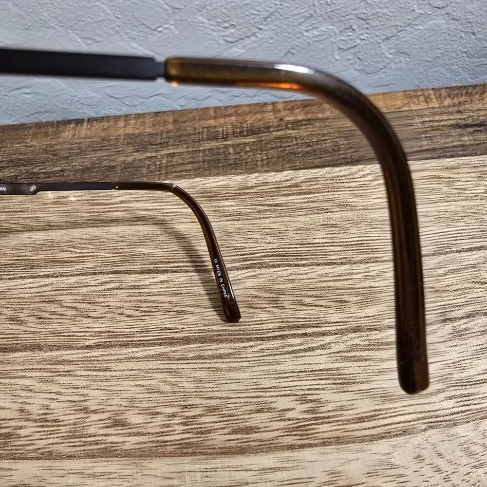 Richard Taylor Scottsdale Jack Eyeglasses Matte Brown 55-16-140 Frame READ - Picture 12 of 13